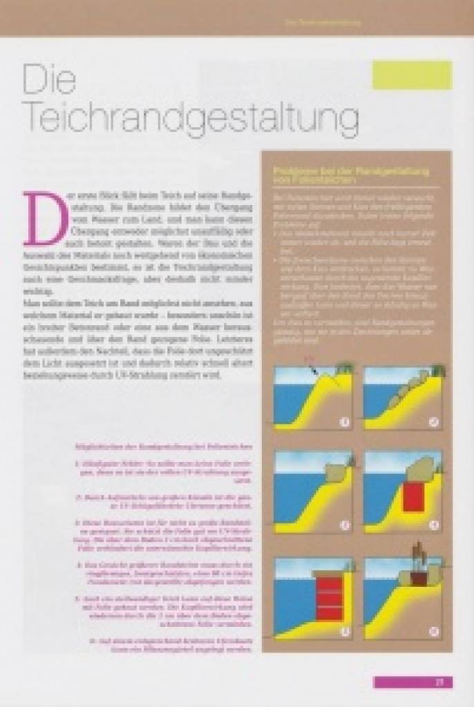 Repräsentative Gartenteiche und Wassergärten
